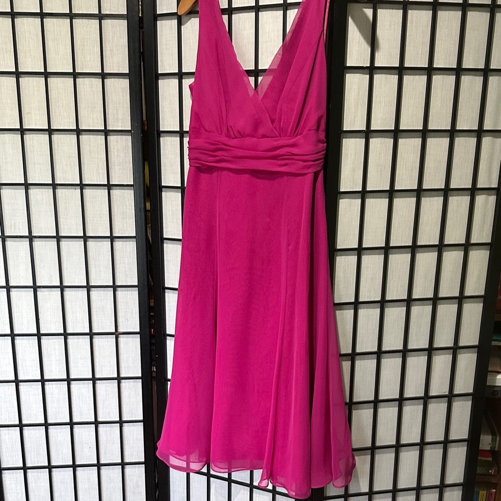 Watters & Watters Formal Elegant Fuchsia Dress Worn Once Size 10